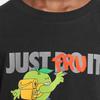 Nike Cartoon Letter Print Round Neck Short Sleeve T-Shirt Kids Tops Black DQ3869-010