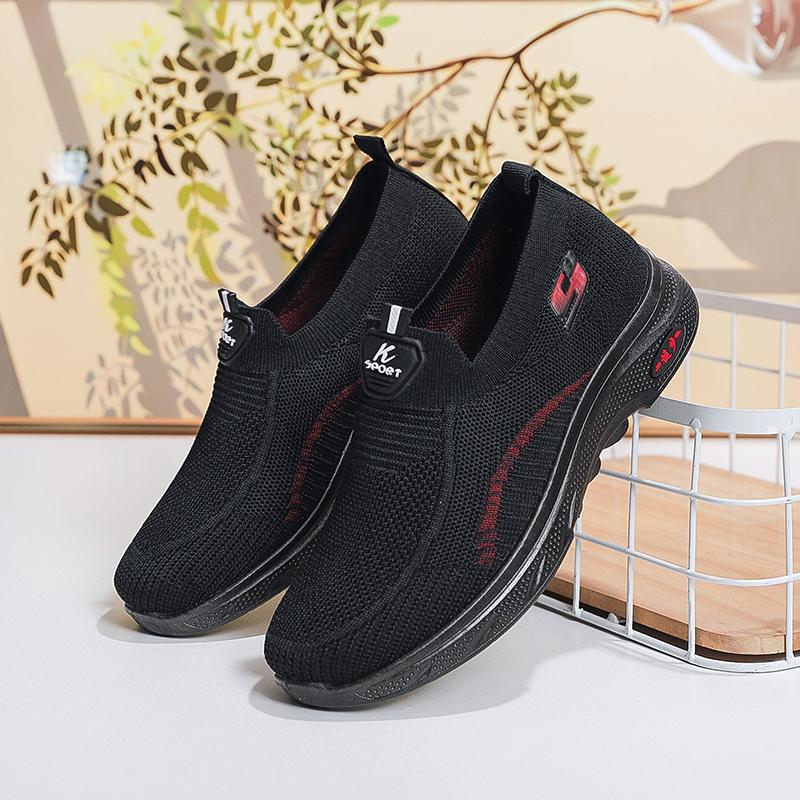 Fashion Sale Shoes Women's Summer Sneakers Leisure Sneaker Daily Commuting Shoes Flat Bottom Comfortable Slip On Sock Solid Color Women