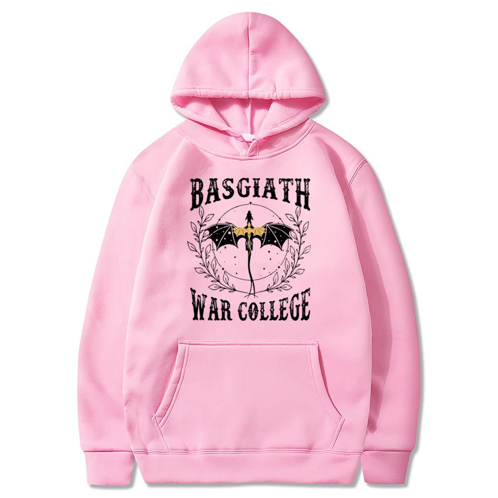 Vintage Fourth Wing Hoodie Schwarz und Gold Drachengrafik Basgiath War College Kapuzensweatshirt Rebecca Yoros Buchliebhaber Hoodies