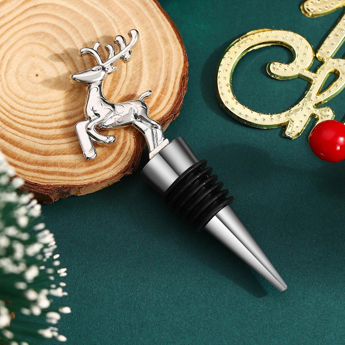 

Пробки для сохранения вина Рождественская серия Дед Мороз Кухонный барный декор Герметичный Сохраняющий свежесть Пробка для шампанского Заглушка для винной бутылки