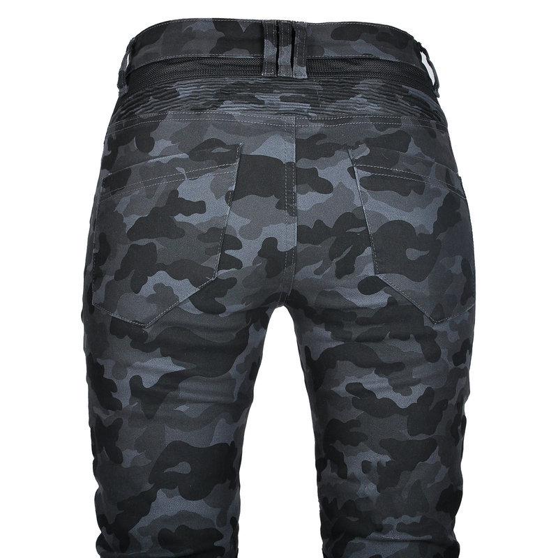 Jeans Moto LOONG BIKER Estivi Mimetici Slim Fit: Pantaloni da Equitazione Traspiranti Anti-caduta