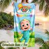 Serviette de plage Cocomelon, Texte personnalisé, Serviette douce à séchage rapide, grande, pour piscine, voyage