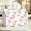 Little Bear Heart Balloon 1pc Tissue Box, TV Cabinet Dust Cover, Holiday Gift Tissue Box, Dorm Desktop Decoration, Christmas Gift, Tissue Dispenser Bo