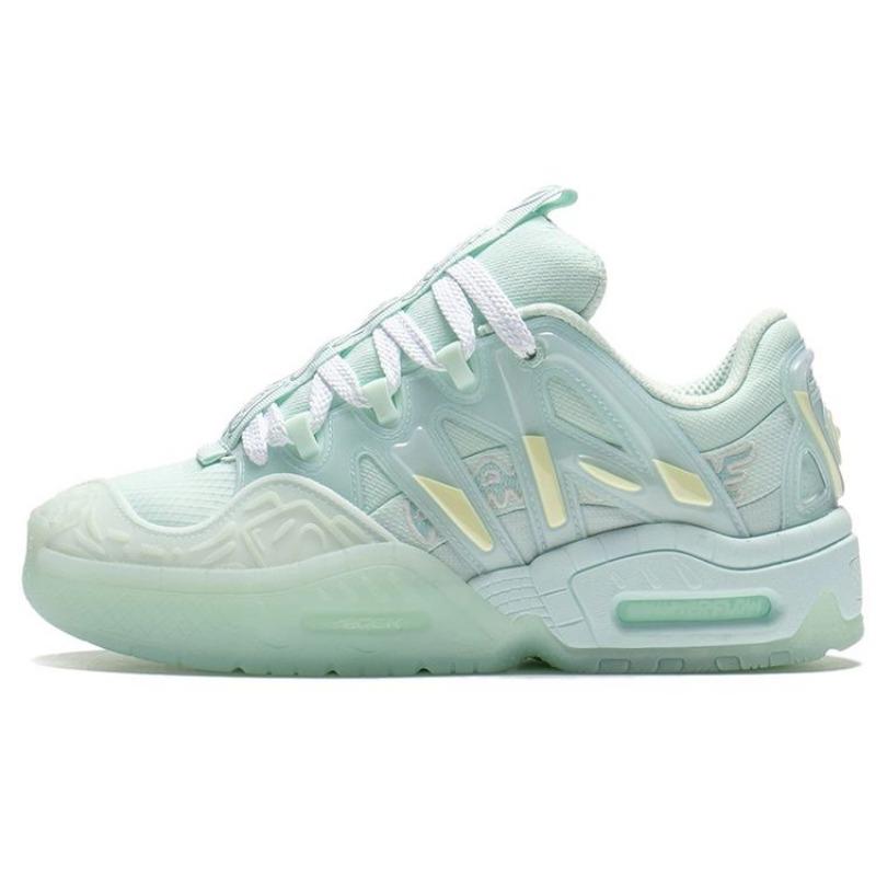 Li-Ning Yu 2.0 Mars unisex casual shoes soft blue fluorescent, thick sole cushioned AGCS307-1 42