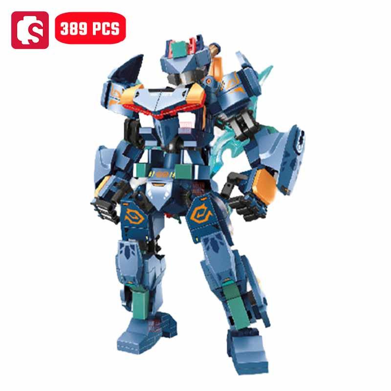 Non-Toxic Sembo Creative Transforming Mech Assemblage Building Blocks Cool Robot Model Bricks Educational Toys Kids Toys For Children Diy Gift