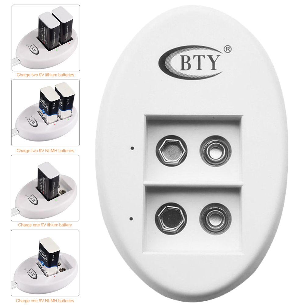 Universal Portable Rechargeable Intelligent Battery Charger 2 Slot Adapter Fast Charging Dock