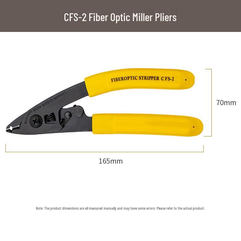 Metal Fiber Optic Stripper: CFS-2 Double Port Miller Pliers for Cold Splice