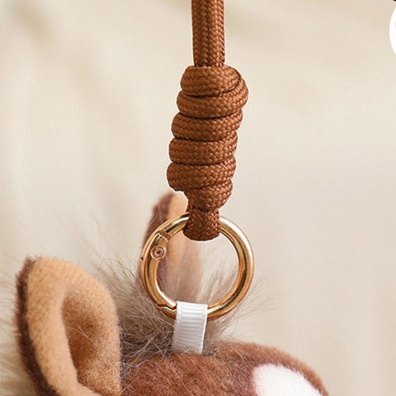 Plush Horse Toy Pendant Decoration for Office Desk and Living Room Animal Ornament Gift for Friend Family