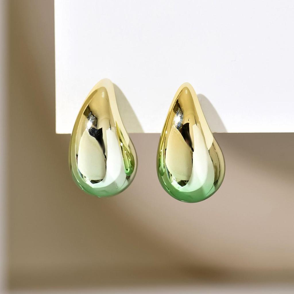 Plump Water Drop Acrylic Dangle Earrings - Simple & Fashionable Jewelry for Women