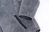 POLO RALPH LAUREN Hooded Retro Pile Performance Fleece Size Gray Men's Zip-Up Jacket, L, (Product Code 0101997)