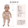 MOTLEYBEAN Reborn Baby Doll 47 cm, Full Silicone with Internal Skeleton, Makeup Version for Care Training and Pretend Play