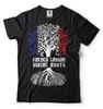French Grown Viking Roots T-shirt France Viking Heritage Tee Shirt Nationality