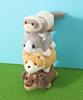 Bleu Bleuet Short Legged Chubby Plush Mascot (Corgi)