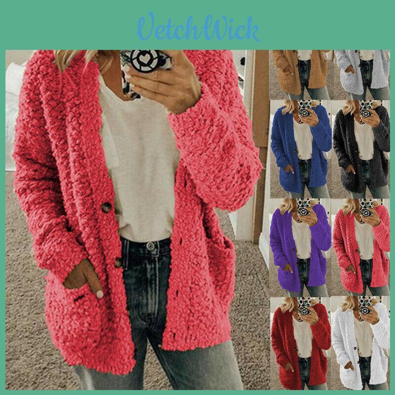 Cozy Plus Size Women Bear Coat Fleece Jacket Perfect For Chilly Autumn Days