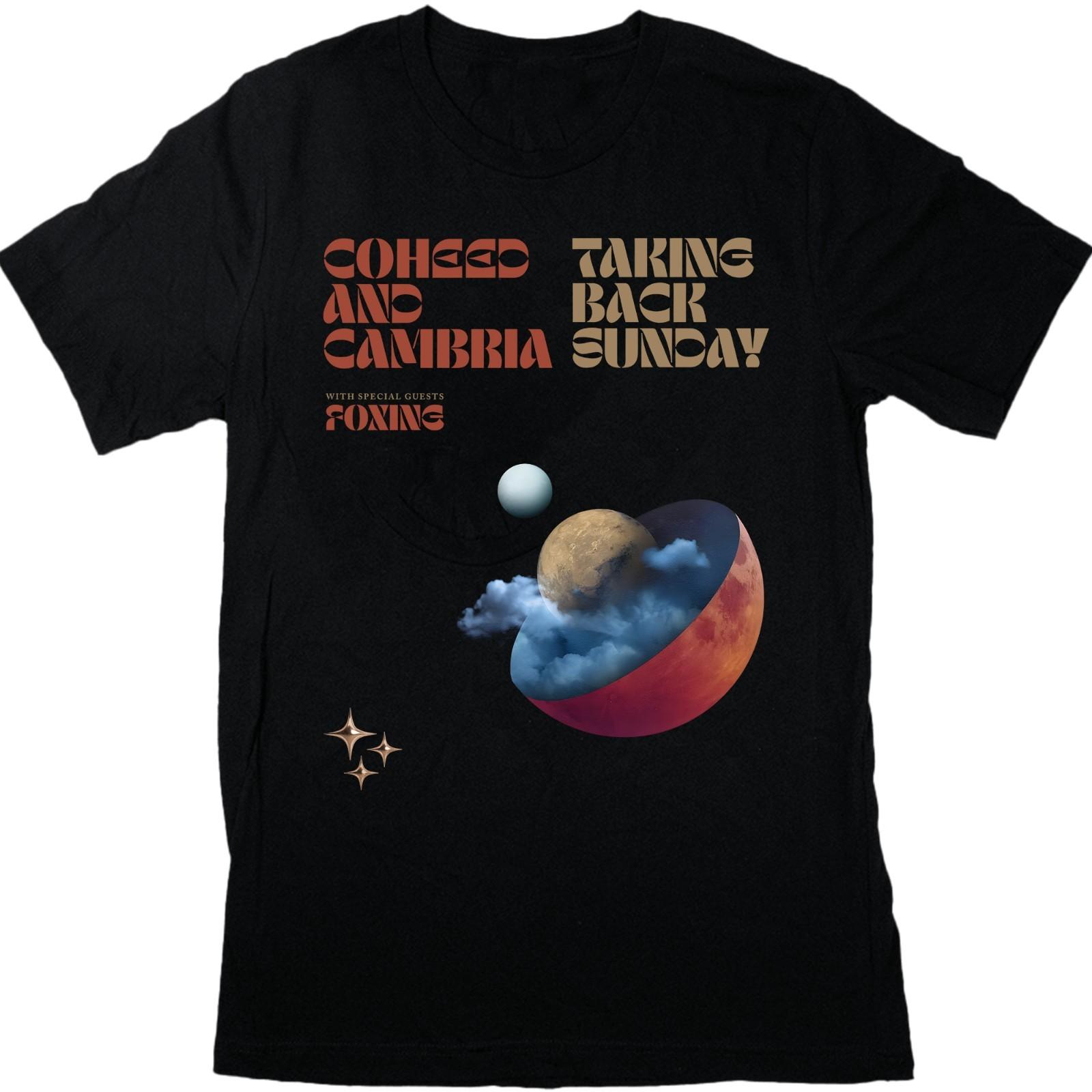 Coheed and Cambria with Taking Back Sunday Tour 25 All Size T-Shirt 21D332 S разноцветный