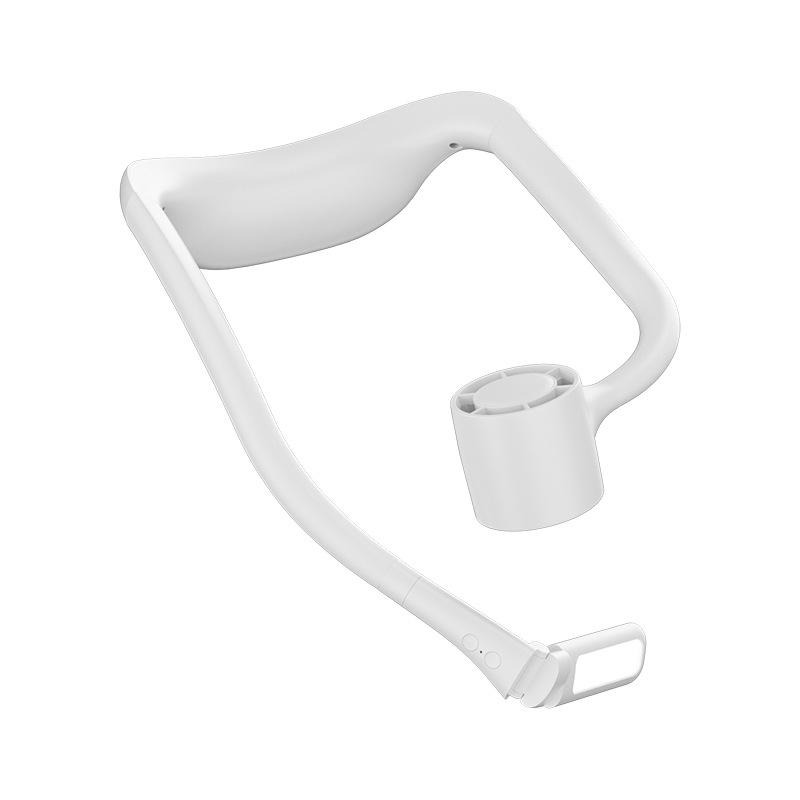 

Электрический вентилятор для кемпинга, шейный вентилятор, портативный USB-зарядный, для спорта на открытом воздухе, мини-светильник, небольшой складной вентилятор 2000mAh белый