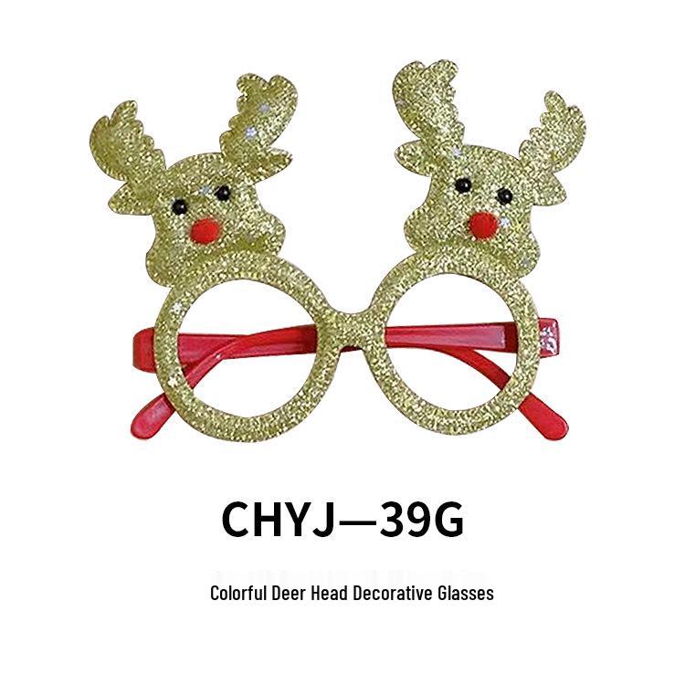 Kreative Weihnachtsbrillen - Weihnachtsmann, Schneemann, Geweih für Erwachsene & Kinder