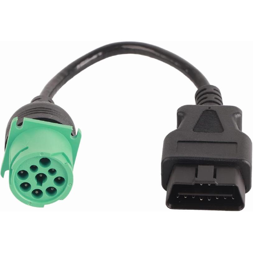

9 Pin to 16 Pin Cable Adapter, Truck Diagnostic Scanner Cable, Cord Diagnostic Scan Tool for Converting from Truck Wheel Interface Tools