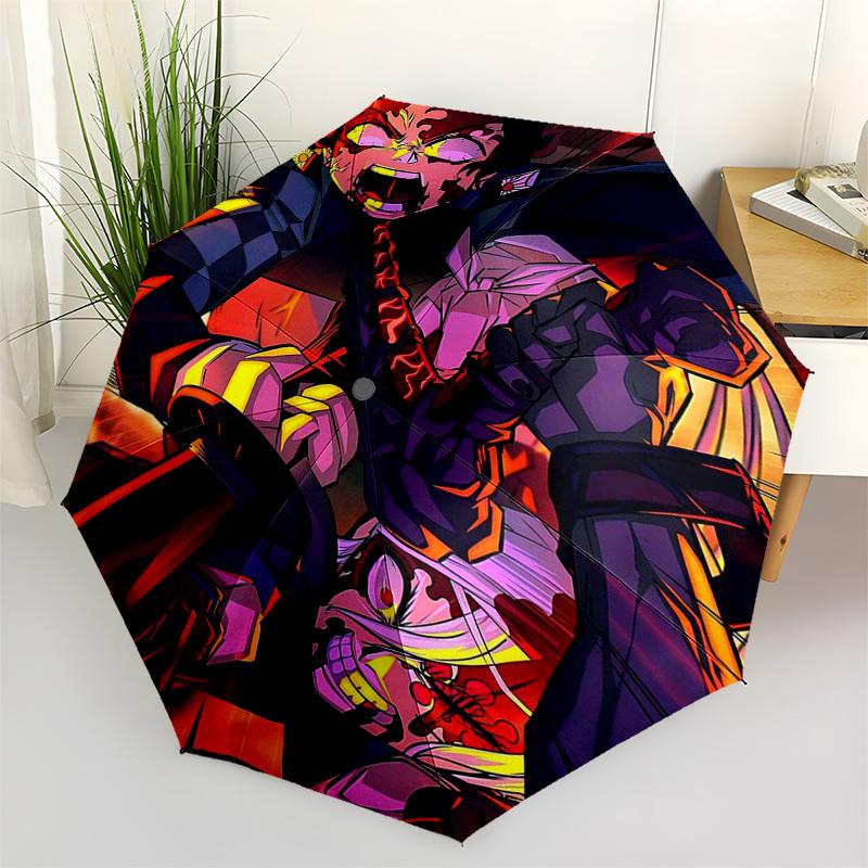 

1pc Outdoor Umbrella with Anime Characters - Automatic Opening/Closing, Portable 3-Fold Design, 8-Rib Iron Frame - Perfect Gift for Fans, Travele