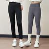 Girls' High-Waisted Thickened Barbie Leggings - Autumn/Winter Plus Velvet Shark Pants for Medium and Big Children.