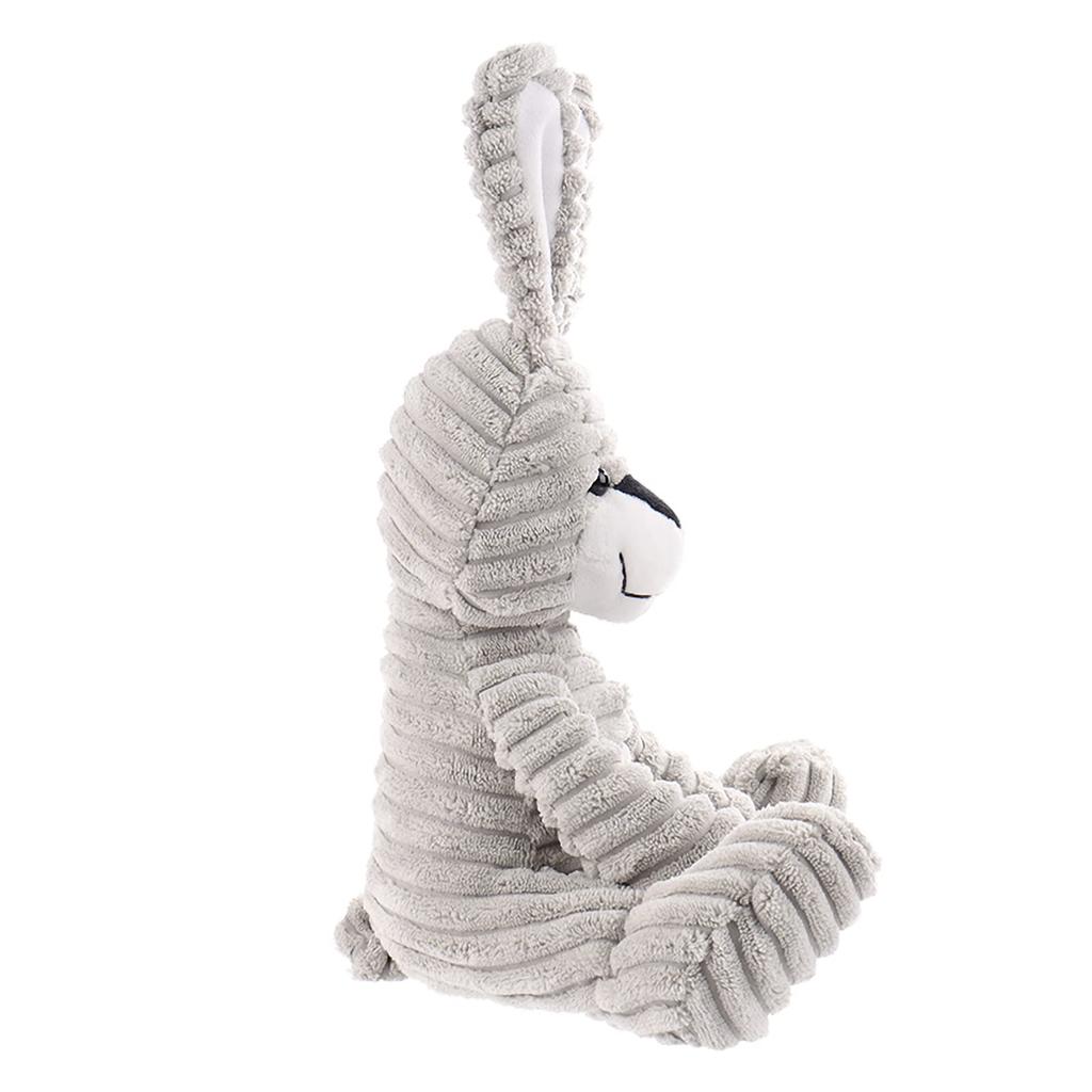 Apricot Lamb Grey Corduroy Bunny Plush Toy for Soft and Fluffy Grey Corduroy Bunny for Girls and 23cm Kids, Cute, Boys,