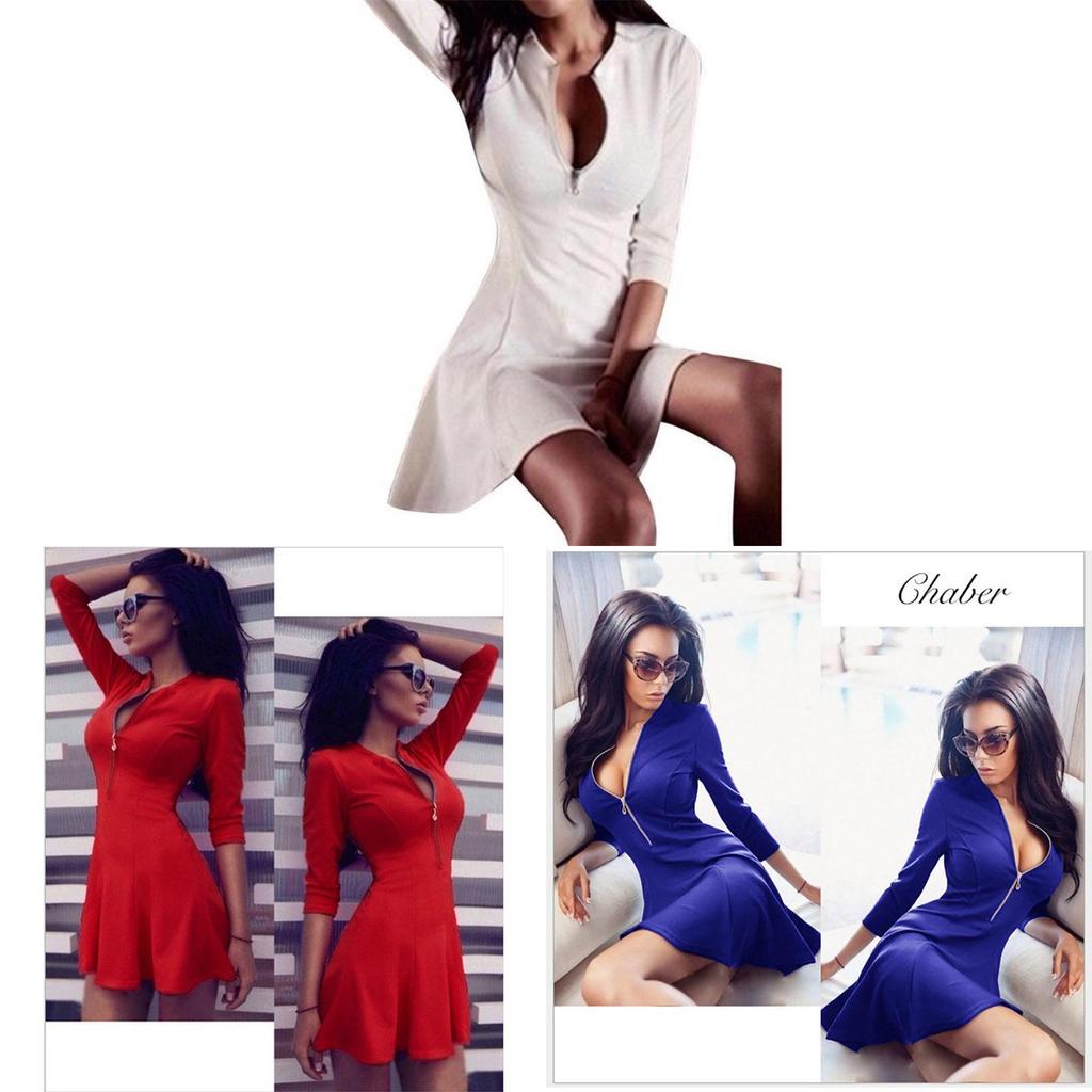 Damen Langarm Winter Club Minikleid Longshirt Bodycon Premium Quality Cocktailkleid For Every Event