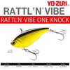 Bass Lure Rattlin Vibe One Knock Sinking 65mm Green Silver YO-ZURI Color