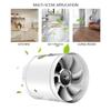 4/6/7Inch Air Ventilator Duct Fan 220V Metal Pipe Ventilation Pipe Exhaust Fan Extractor Bathroom Toilet Wall Fan Air Blower Fan