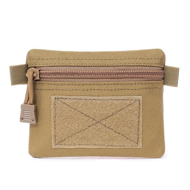 1000D Nylon Outdoor Camping EDC Molle Wallet Waterproof Portable Travel Zipper Waist Pouch for Camping Hiking Hunting EDC Pouch