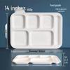 Melamine Divided Fast Food Tray