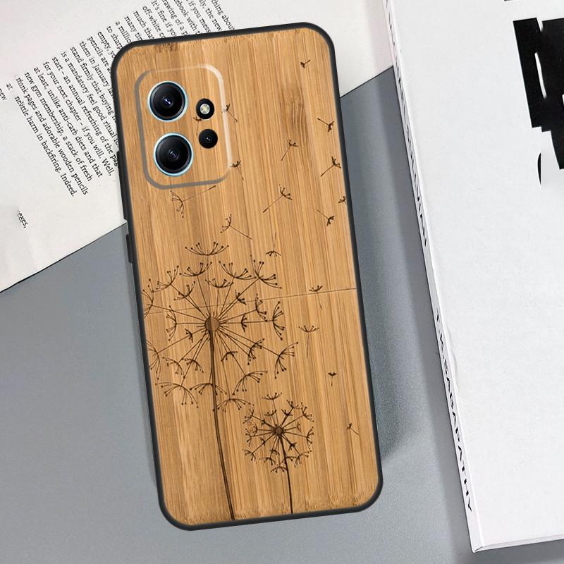 Natural Bamboo Wood Pattern Print Case For Xiaomi Redmi Note 15 Pro 10 11 12 13 14 Pro Cover For Redmi 15C 15 14C 10C 12C 13C