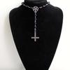 Five-Pointed Star and Inverted Cross Pendant Necklace