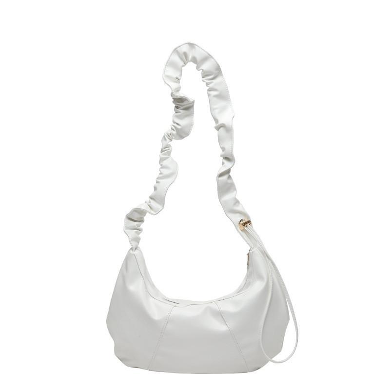 Trendy Women s Bag 2024 Fashionable Shoulder Bag With Car Stitching Design Pink белый