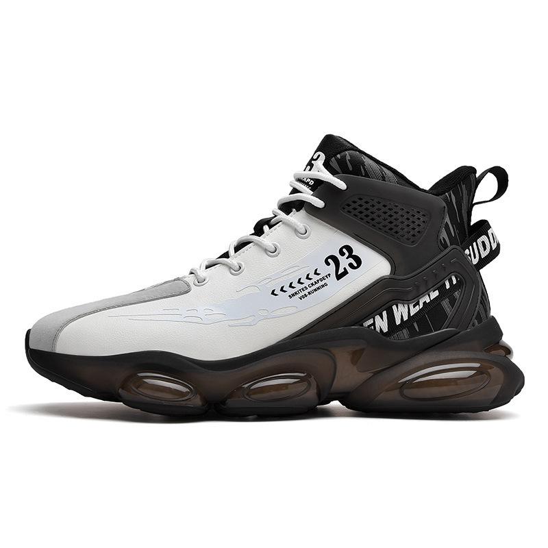 Men's Shoes Autumn and Winter Fleece Warm Casual Shoes Fashion Shoes Practical Basketball Sports Shoes Leather