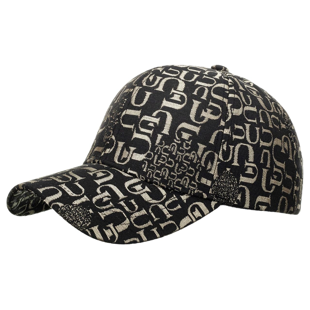 

Cap with English CA650 [White Fang] Letters, Hat, Sports, Running, Outdoor, Men s, Women s, (Gold) золотой