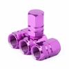 Universal Aluminum Valve Stem Caps 4Pcs Waterproof Dustproof Wheel Hub Covers for Car Motorcycle Truck Accessories Stem Caps1