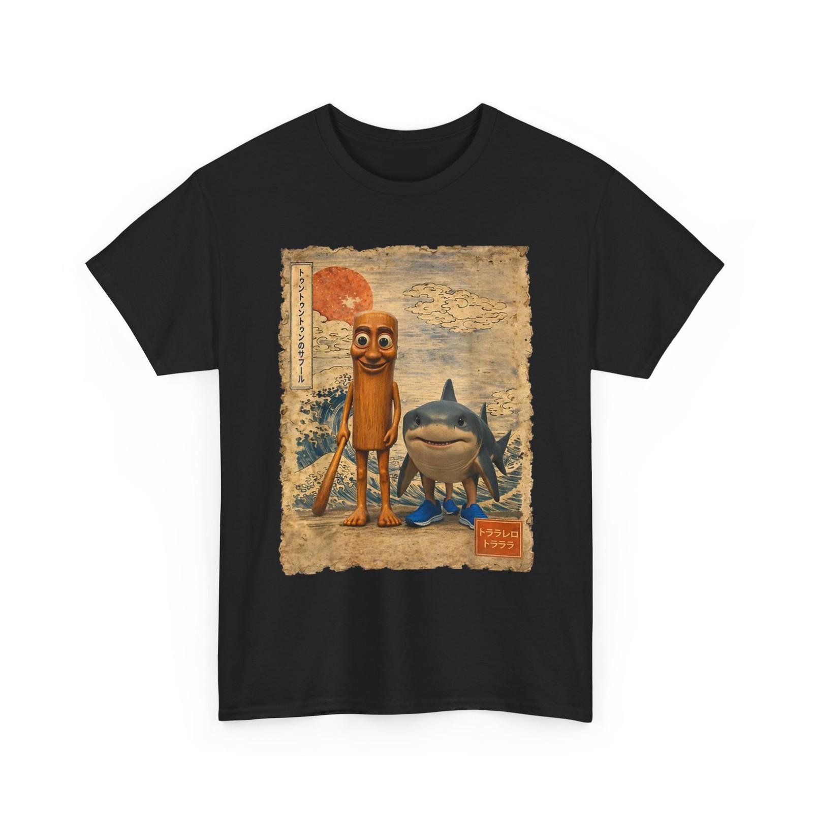 Brainrot Meme T-Shirt, Tung Tung Tung Sahur Tralalero Tralala Funny Shirt XXXL