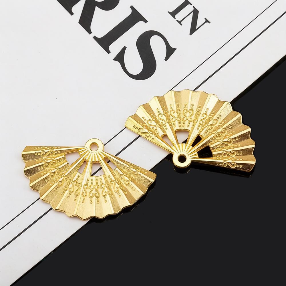 

10pcs Vintage Charms Fan 21x33mm Antique Alloy Pendant Ancient Hair Jewelry Making Accessories DIY Handmade Craft Earring Choker