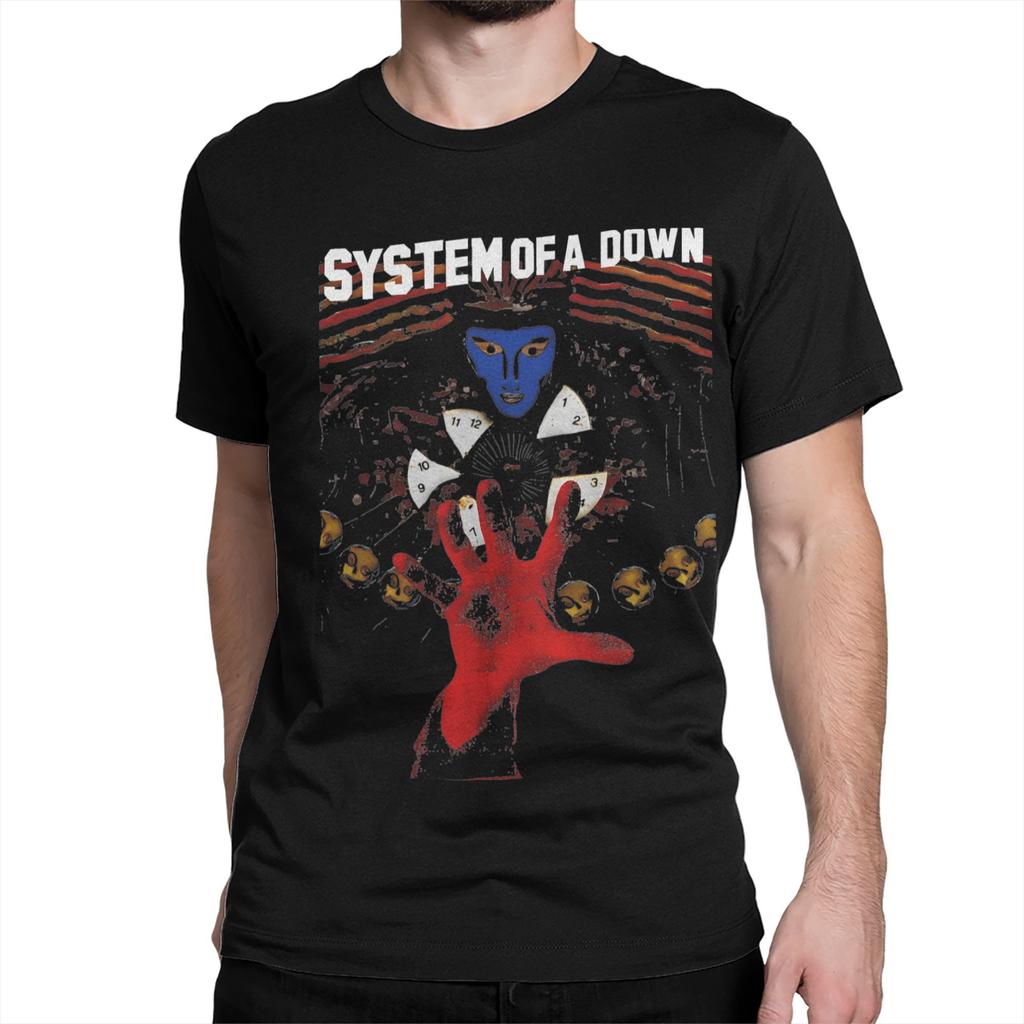 Toxicity Album System of a Downs Band Men Women T Shirts Tee Shirt Short Sleeve Crew Neck T-Shirt Pure Cotton Summer Clothes