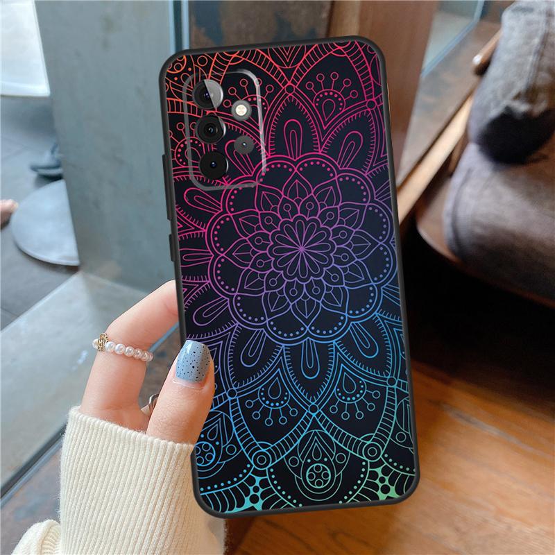 Mandala Case For Samsung Galaxy A54 A34 A14 A15 A13 A53 A16 A26 A36 A56 A12 A22 A32 A52 A06 A35 A55