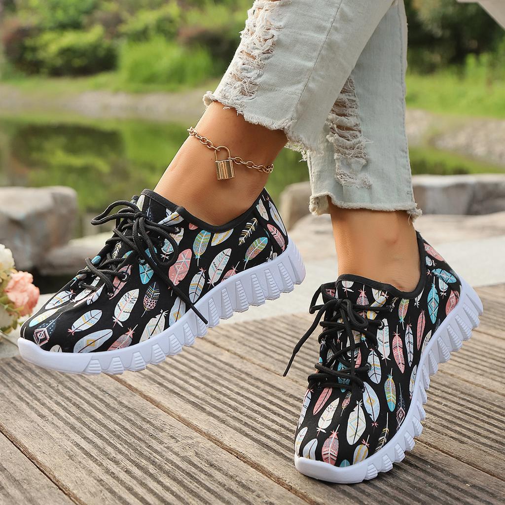 Women Casual Shoes Spring Autumn Fashion New Walking Pumpkin Halloween Sneakers Women Casual Comfortable Large Size Flat Shoes