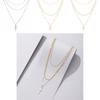 Stylish Alloy Cross Pendant Necklace In Trendy Gold And Silver For Fashion Womens