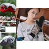 Cozy Women Girls Warm Cartoon Hedgehog Gloves Soft Knitted Winter Mittens