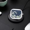 Wave Art Painting Case For Samsung Galaxy Buds Live 4 Pro 2 4Pro 3 FE 3Pro 2Pro Clear Earphone Cases Cover With Hook
