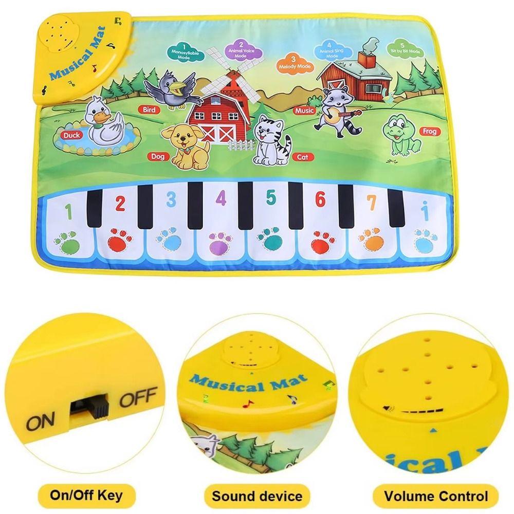 Early Education Musical Piano Mat Learning Music Electronic Musical Toys Girls/Boys