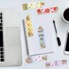 Capybara Paper Bookmarks Assorted Fruit Animal Scenery Page Markers For Book Lovers Students Reading Accessory School Stationery