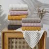 Pure Cotton Waffle Oversized Bath Towel - Super Soft & Absorbent