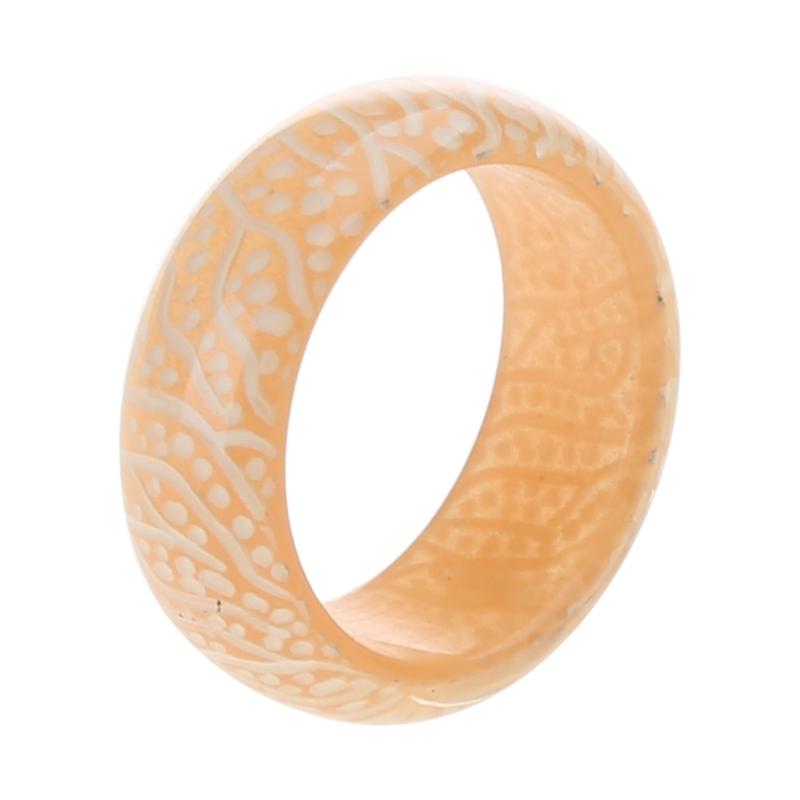 

Luminous Glowing Rings Glowing in the Dark Rings Cute Simple Glowing Resin Rings Aesthetic for Women Girls Boys Jewelry Gift 1