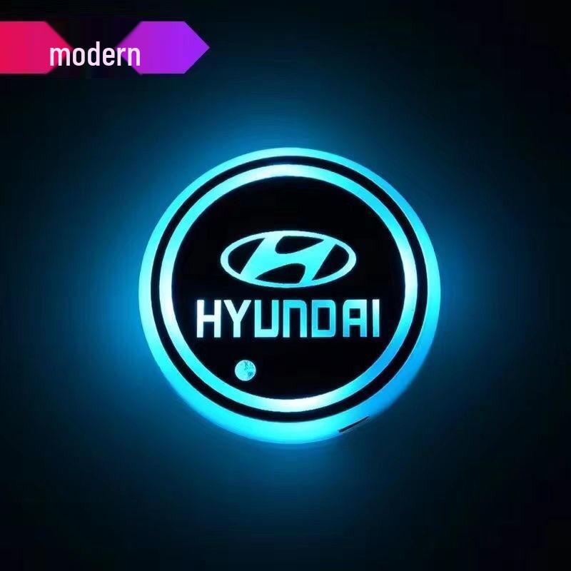 LED Ambiente Getränkehalterbeleuchtung, Siebenfarbige Optionen für das Honda Interieur