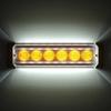 12V/24V 6SMD LED Warning Light Bar for Trucks - Amber/Yellow/Red/Blue Traffic Light with ABS Housing (Constant On)